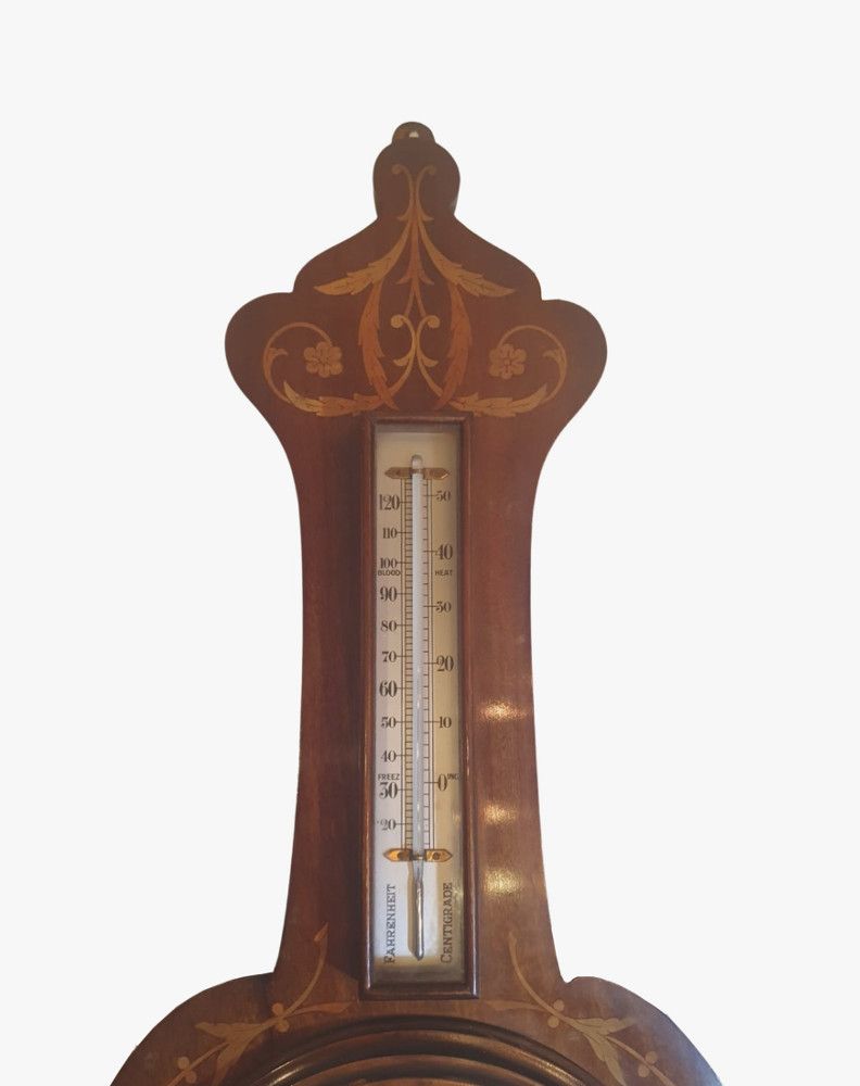 A Lovely Quality Early 20th Century Art Nouveau Barometer photo for sale