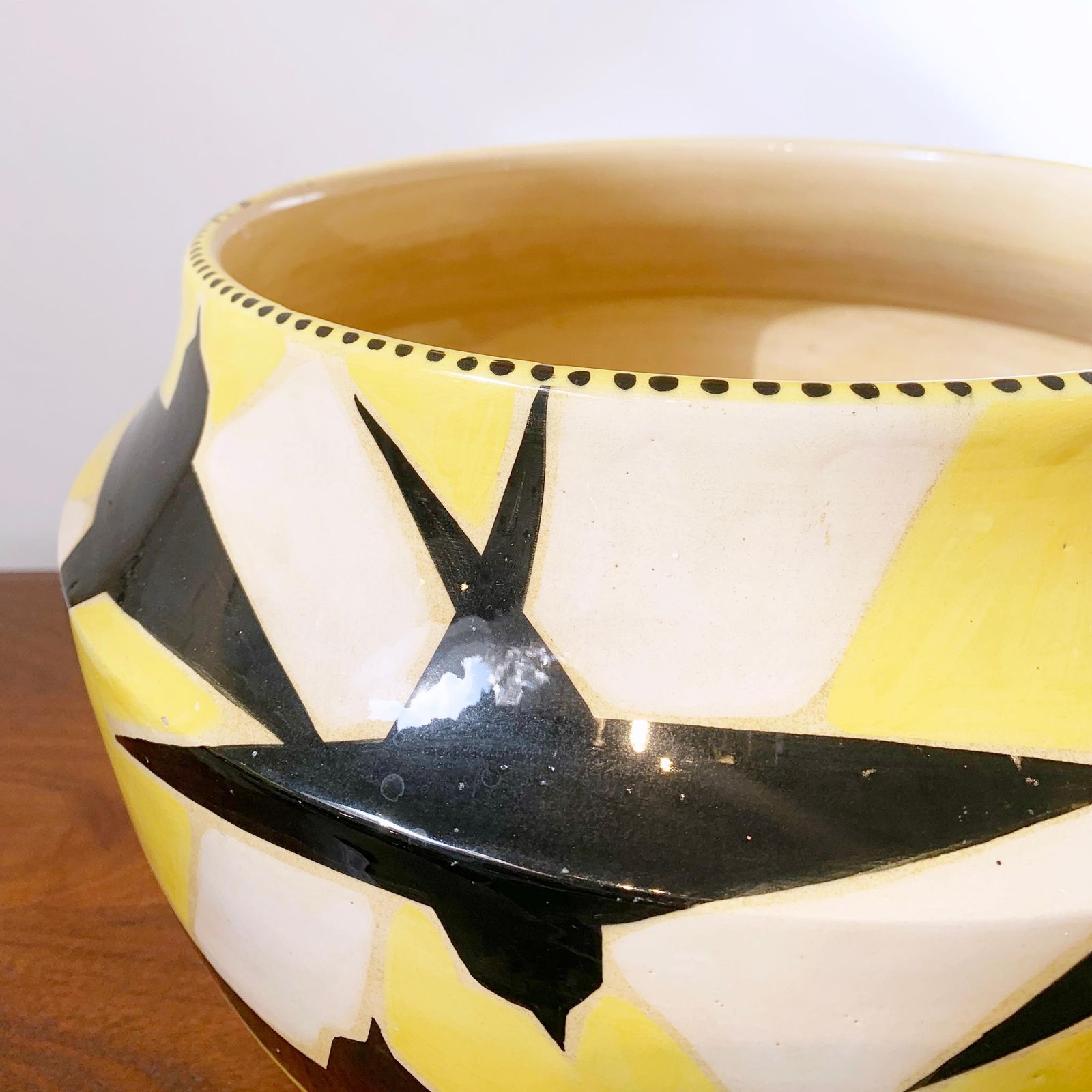 Ceramic Vase Signed By Fenice Albisola For Manlio Trucco   Italy 1930 photo vinterior