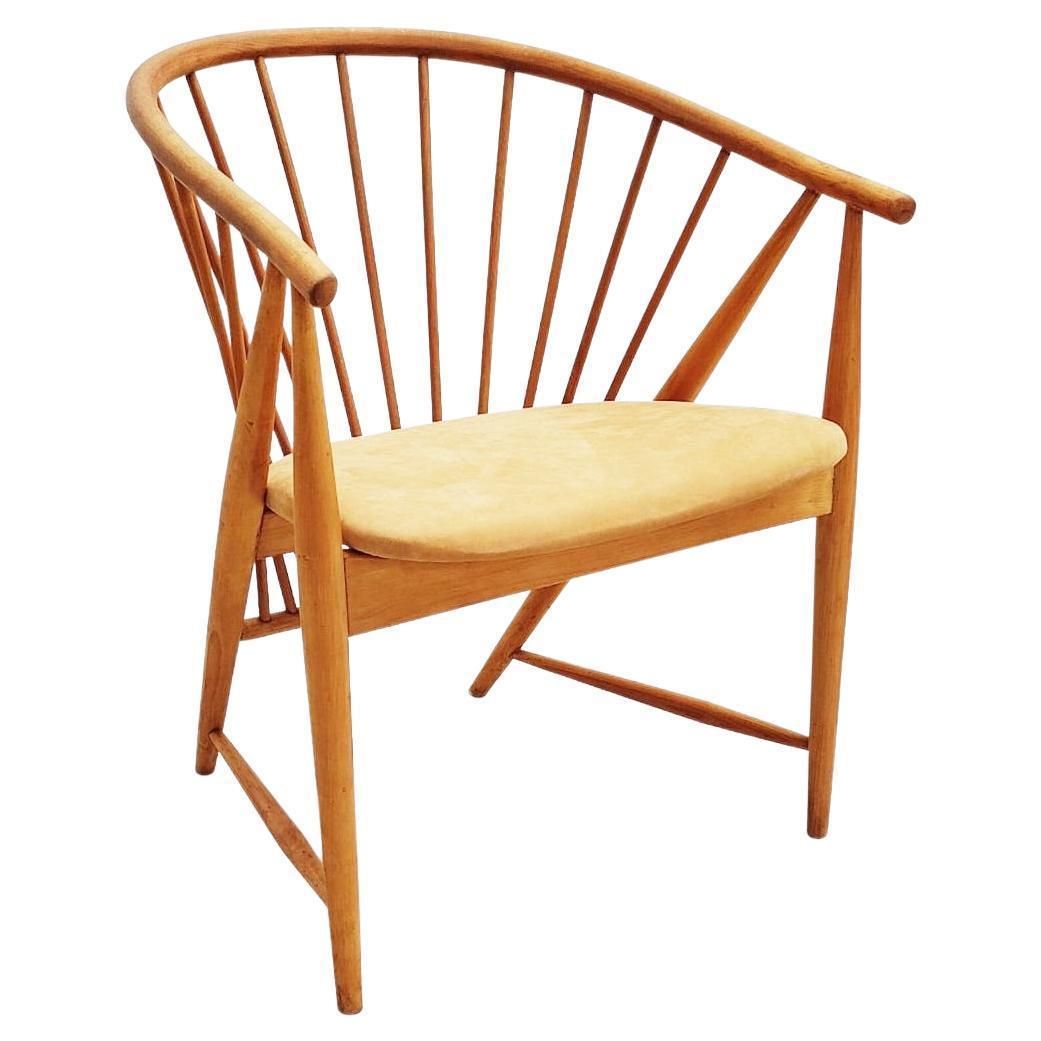 Armchair Model "Sun Feather" By Sonna Rosen For Nassjo Stolfabrik Of Sweden