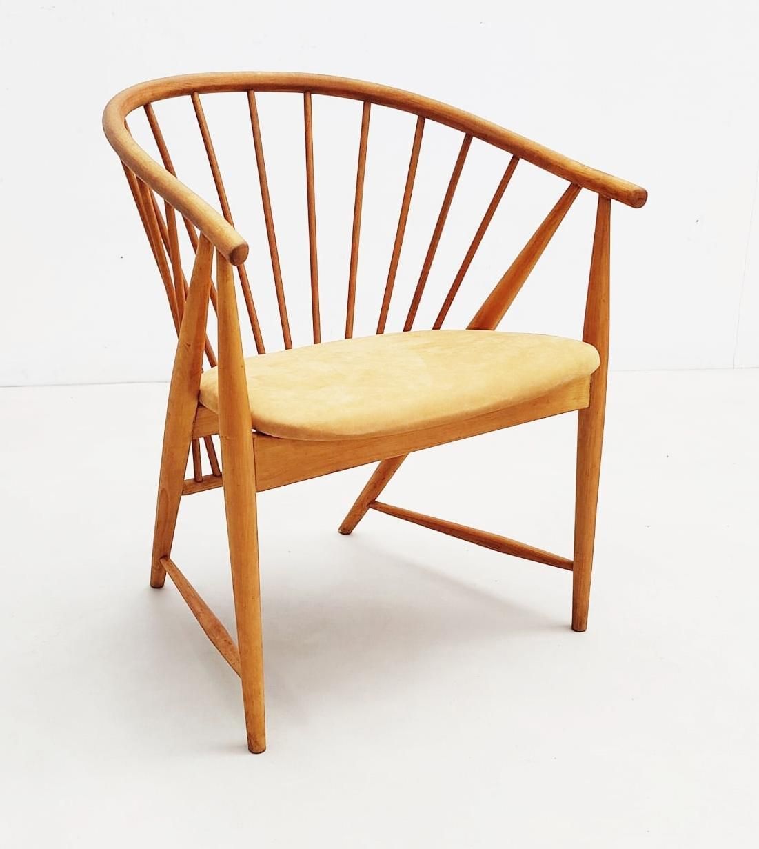 photo furniture Armchair Model "Sun Feather" By Sonna Rosen For Nassjo Stolfabrik Of Sweden