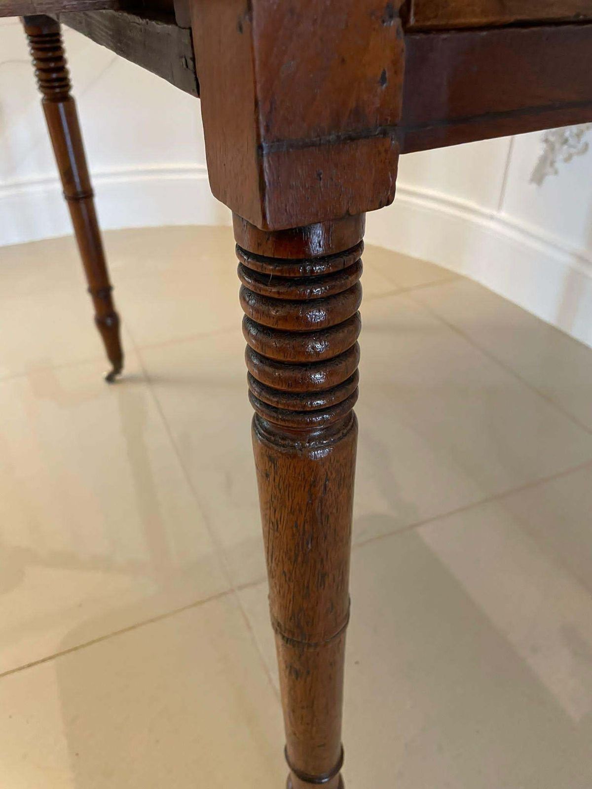 Furniture Antique George III Quality Mahogany Pembroke Table photo