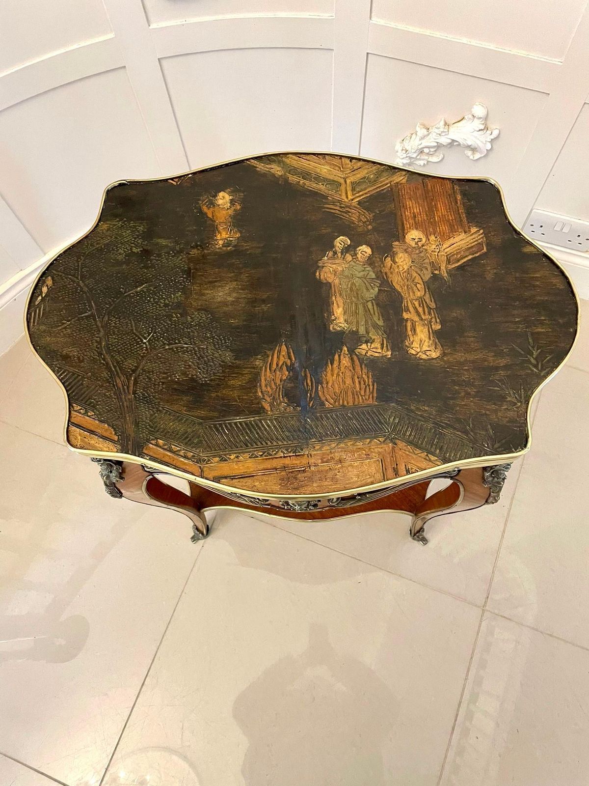 Outstanding Antique French Kingwood And Ormolu Mounted Freestanding Centre Table photo Furniture