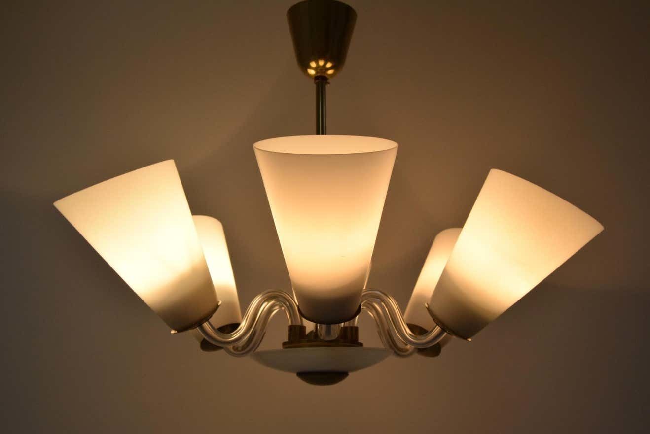 Mid Century Chandelier/Kamenicky Senov,1960's. photo furniture