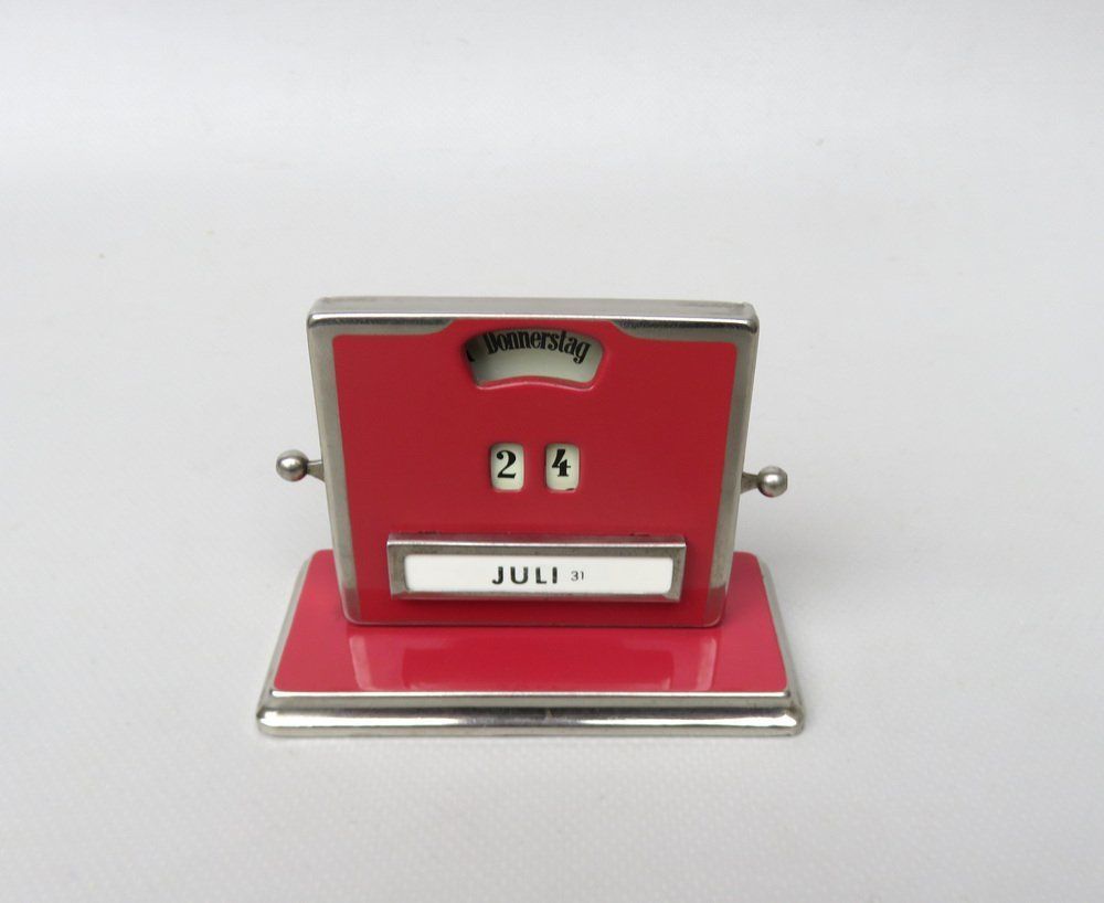 Art Deco Chrome Eternal Calendar From Jakob Maul photo furniture