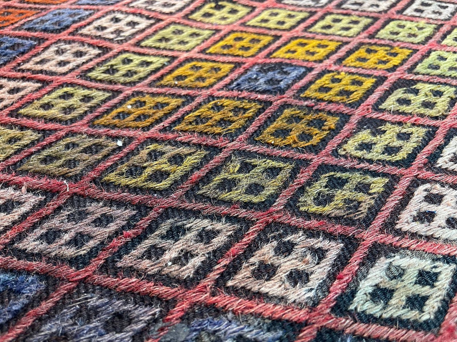 Traditional Turkish Mini Kilim Rug ,Vintage Anatolian Turkish Kelim 77x50 Cm photo 156.0