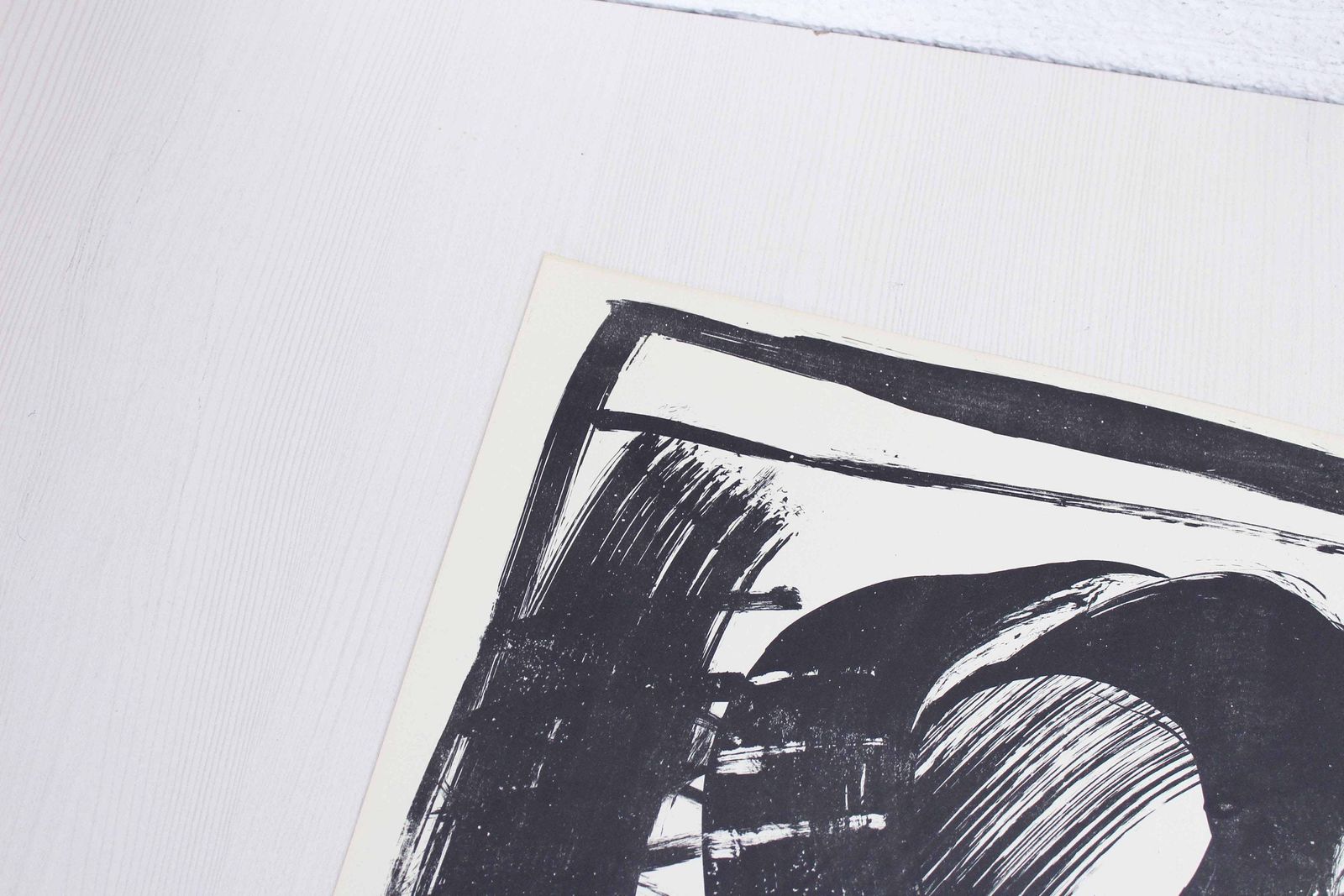 Lithograph By Swiss Artist Bernd Völkle 1963 photo 90.0