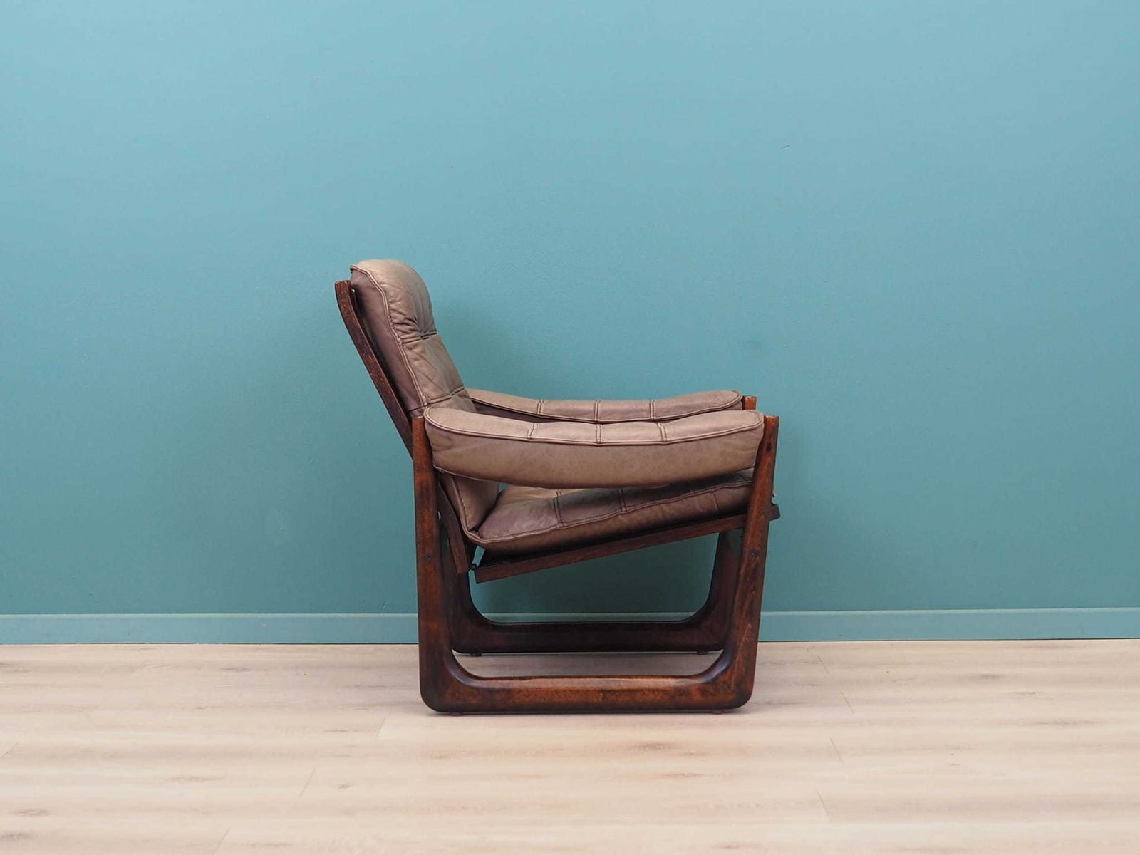 Leren Fauteuil, Deens Design, Jaren 1960, Geproduceerd Door Genega Møbler photo 989.0