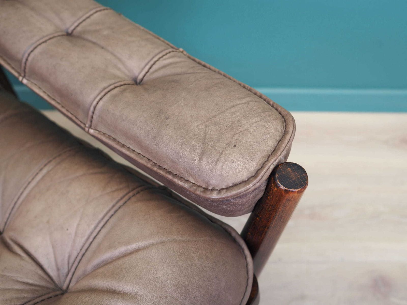 989.0 Leren Fauteuil, Deens Design, Jaren 1960, Geproduceerd Door Genega Møbler photo