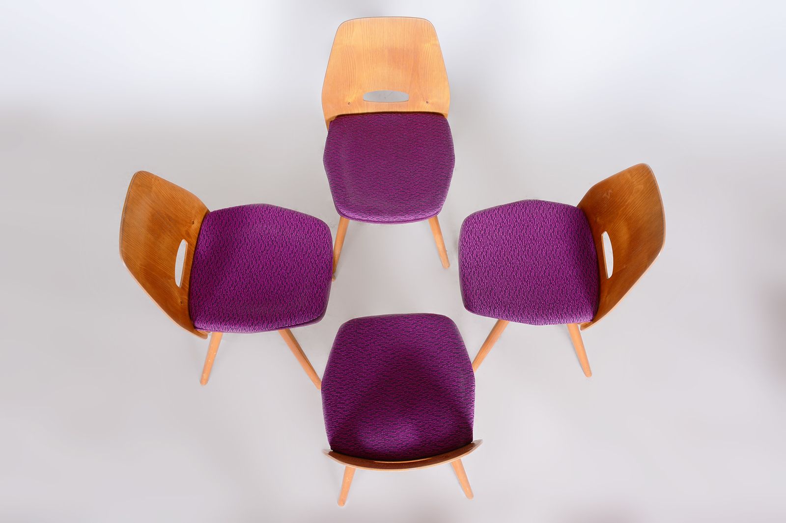 Mid Century Modern Dining Chairs, Designed By František Jirák For Tatra Nábytok photo 681.0