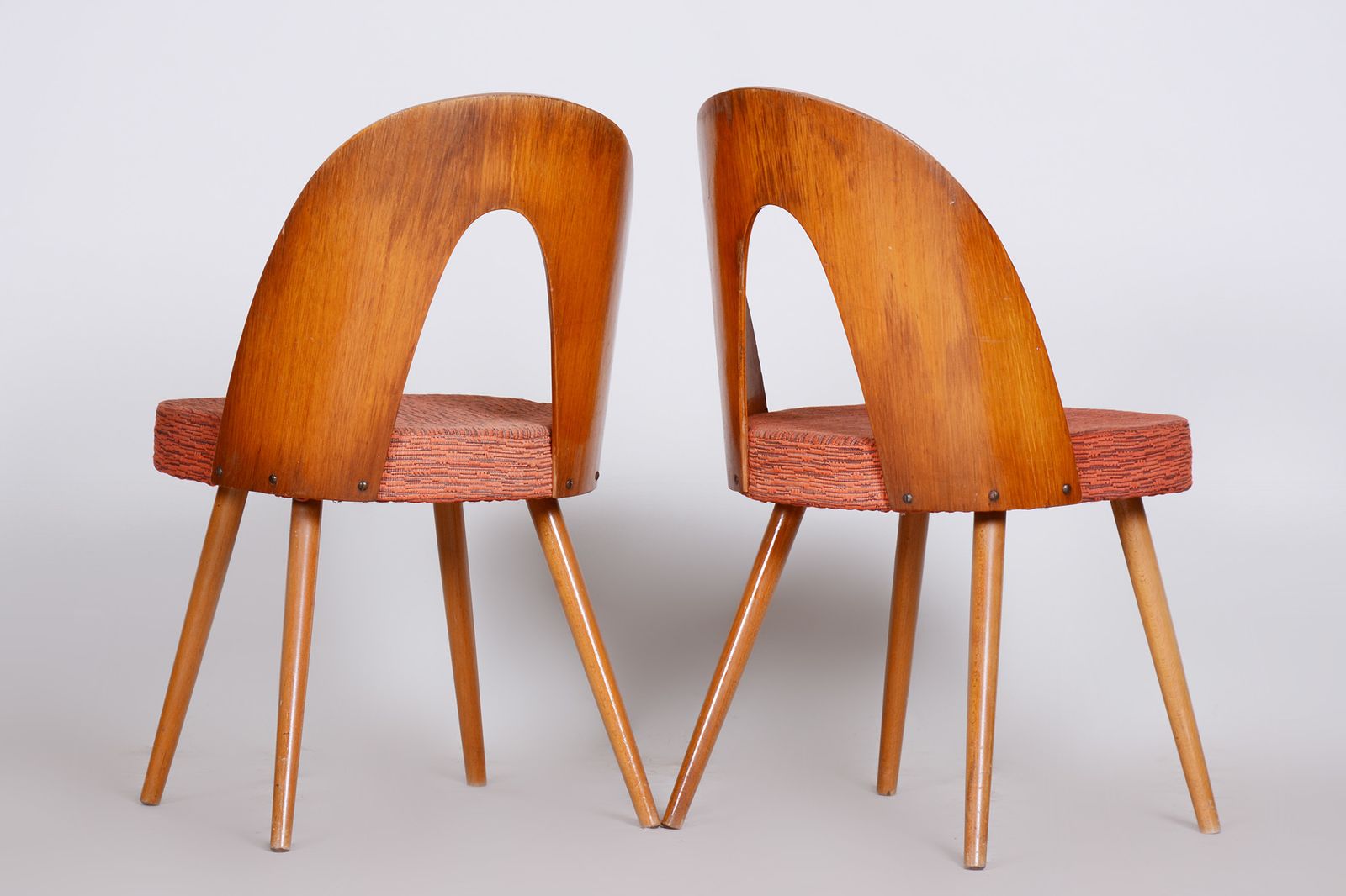 Pair Of Mid Century Chairs Made In 1950s Czechia, Designed By Antonín šuman photo vinterior