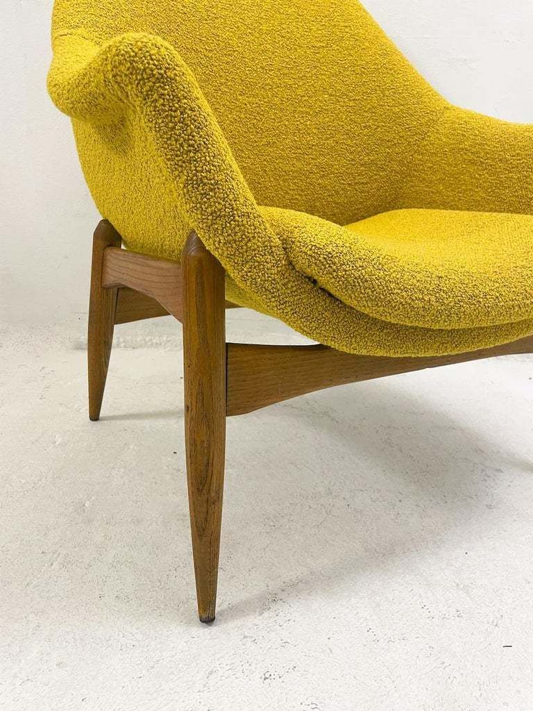 Mid Century Pair Of Yellow Armchairs By Julia Gaubek photo Furniture
