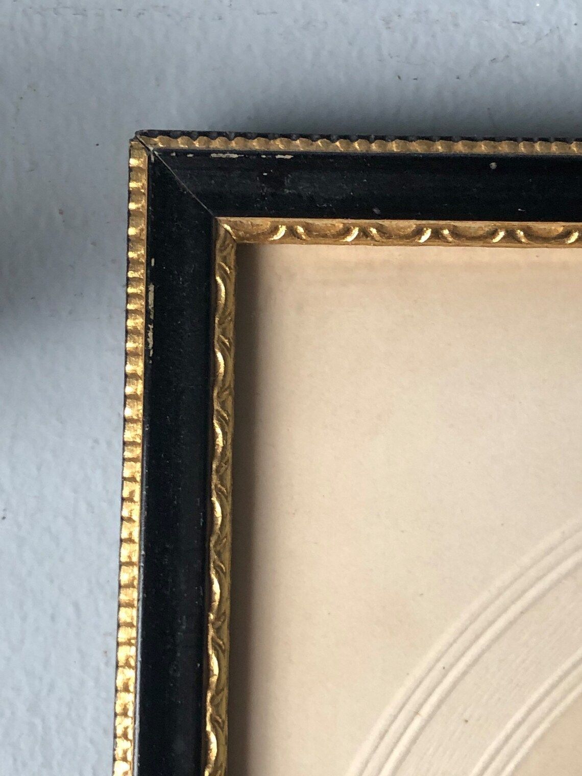 Antique Le Blond The Young Angler After George Baxter In Black Frame Vintage (P) photo furniture