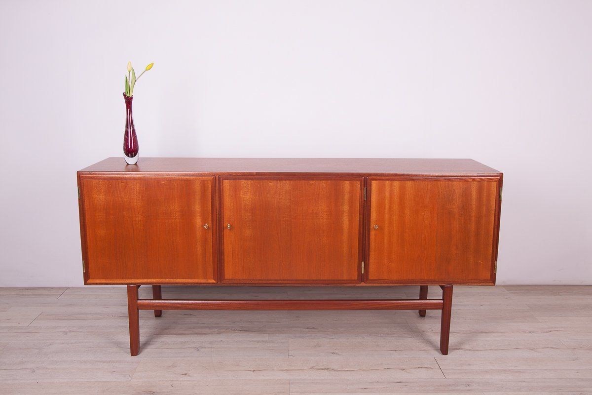 Mid Century Sideboard By Ole Wancher For Poul Jeppesens Furniture Factory, 1960 photo for sale