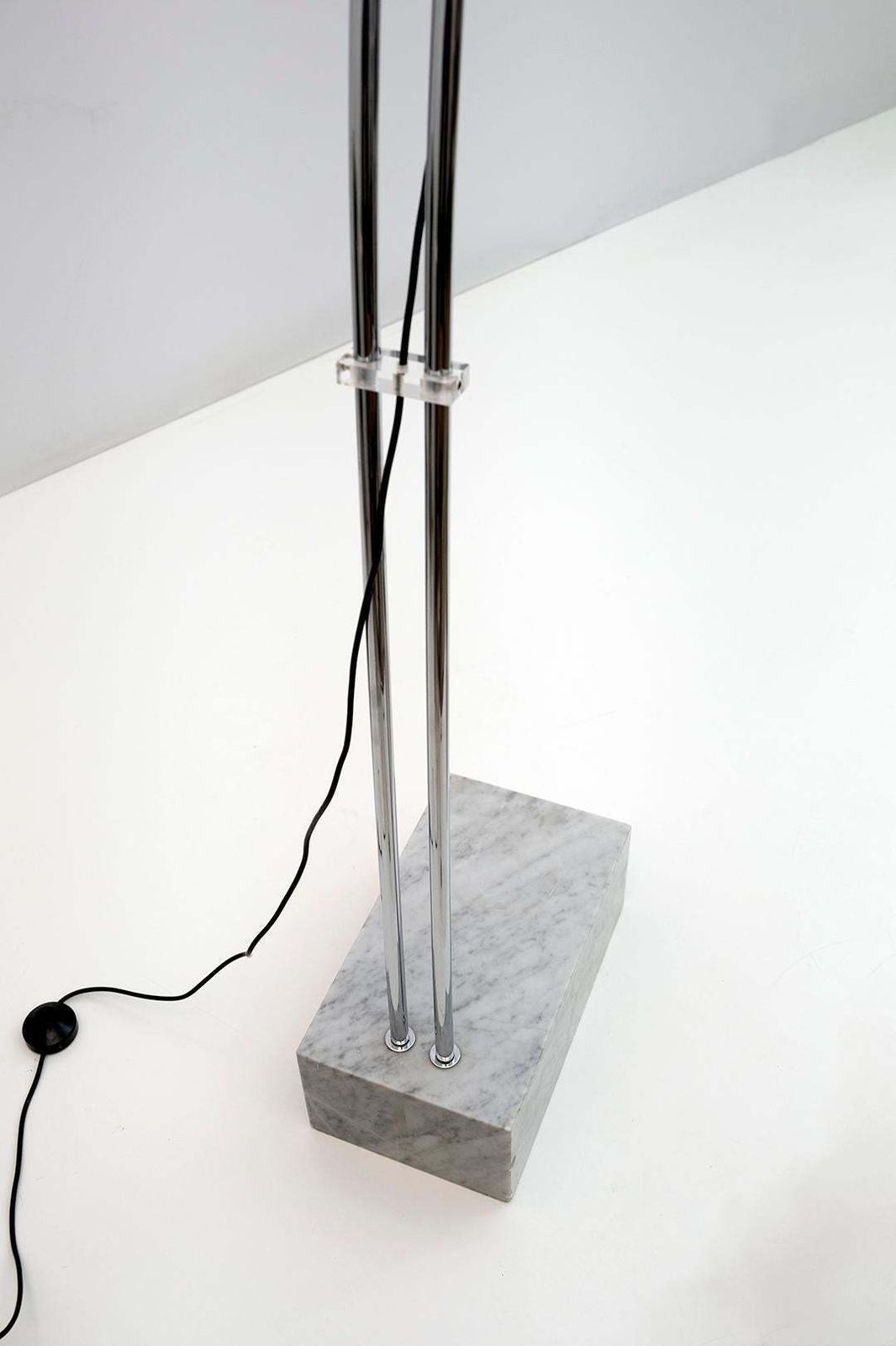 Lighting Fontana Arte Vintage Italian Arc Floor Lamp By Max Ingrand, 1970s photo