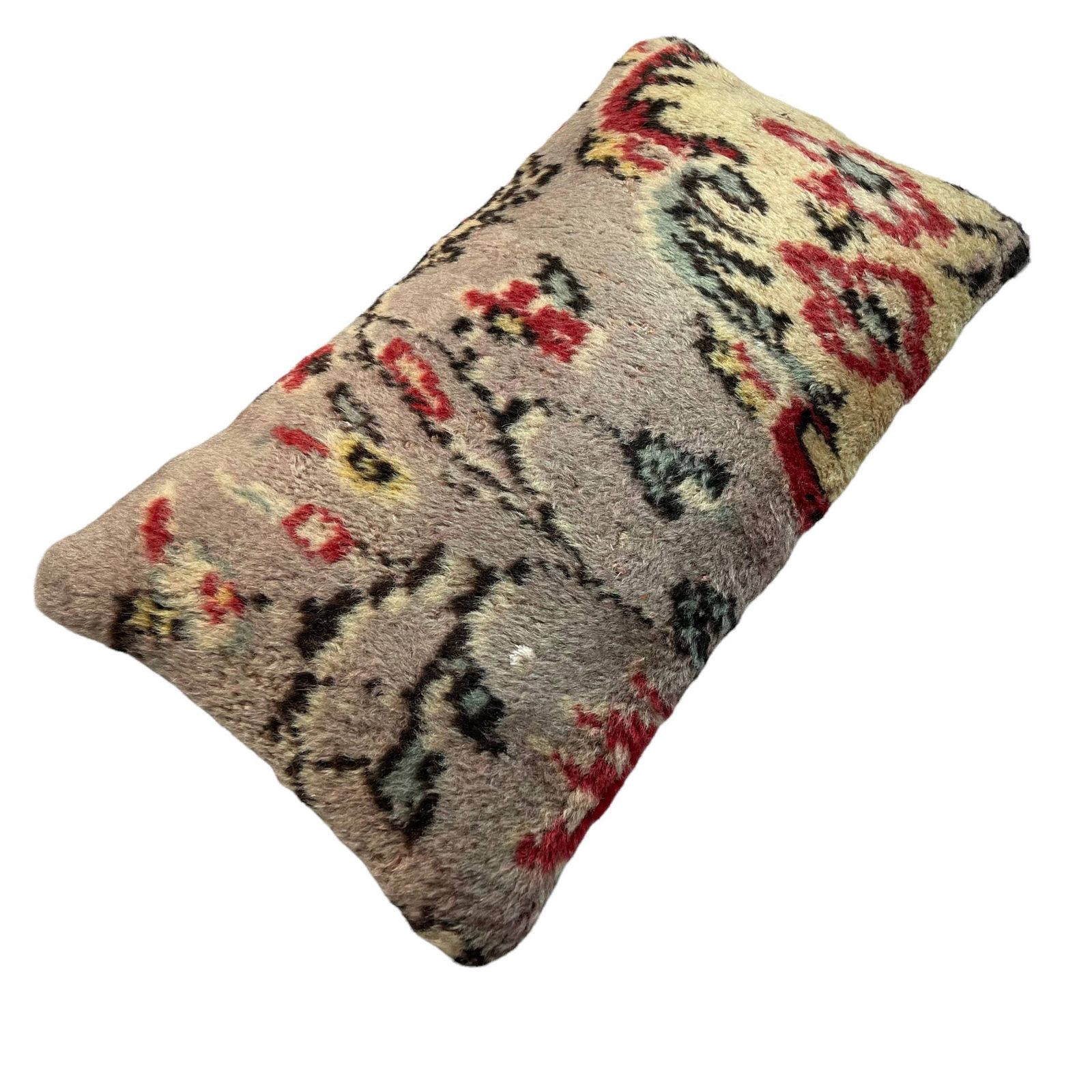 Vintage Hand Made Rug Cushion Cover, Decorative Rug Pillow Cover, Large Vintage Turkish Rug Cushion Cover photo furniture
