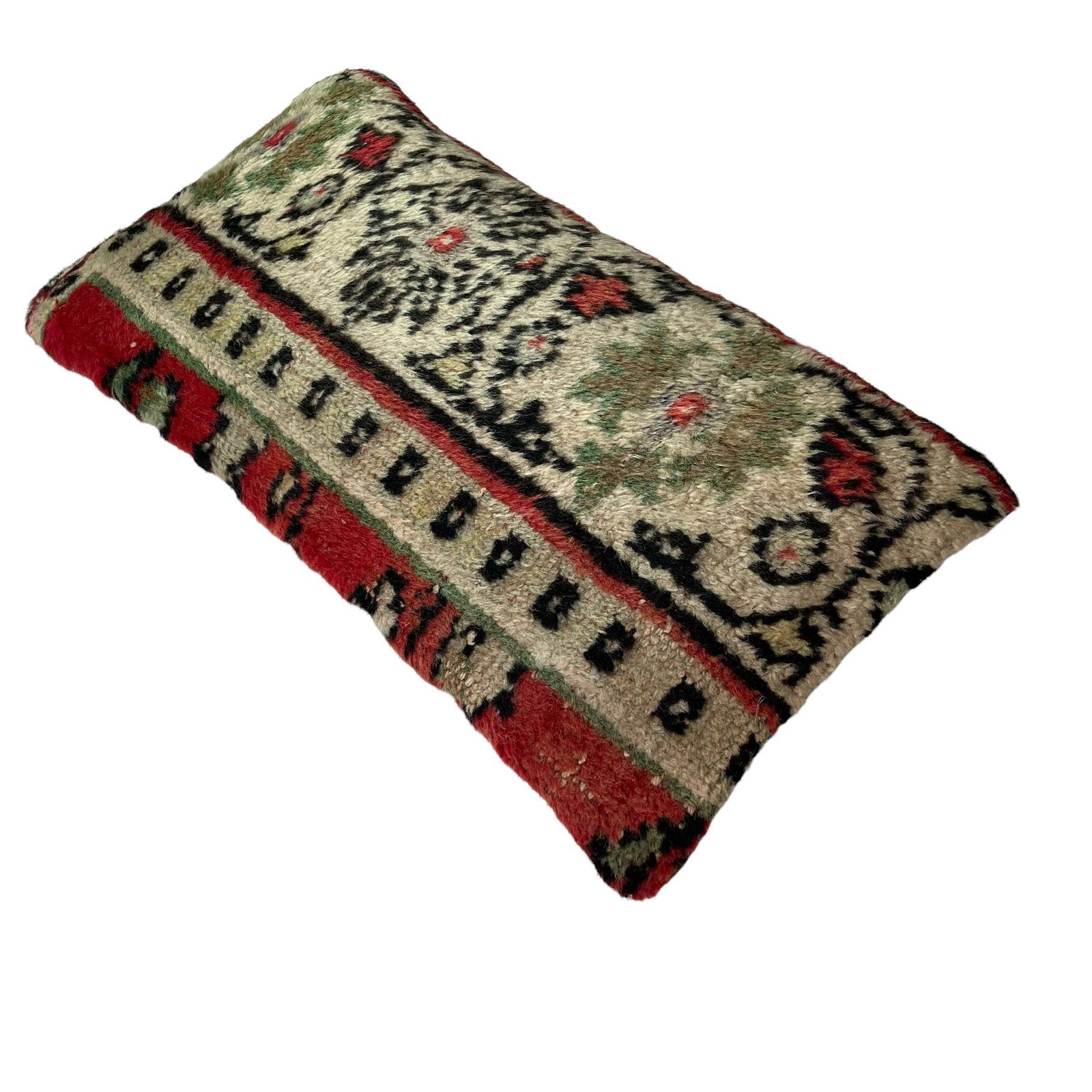 Vintage Hand Made Rug Cushion Cover, Decorative Rug Pillow Cover, Large Vintage Turkish Rug Cushion Cover photo furniture