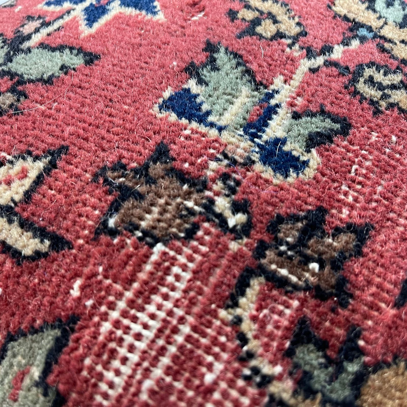 Vintage Hand Made Rug Cushion Cover,  Decorative Rug Pillow Cover, Large Vintage Turkish Rug Cushion Cover photo for sale