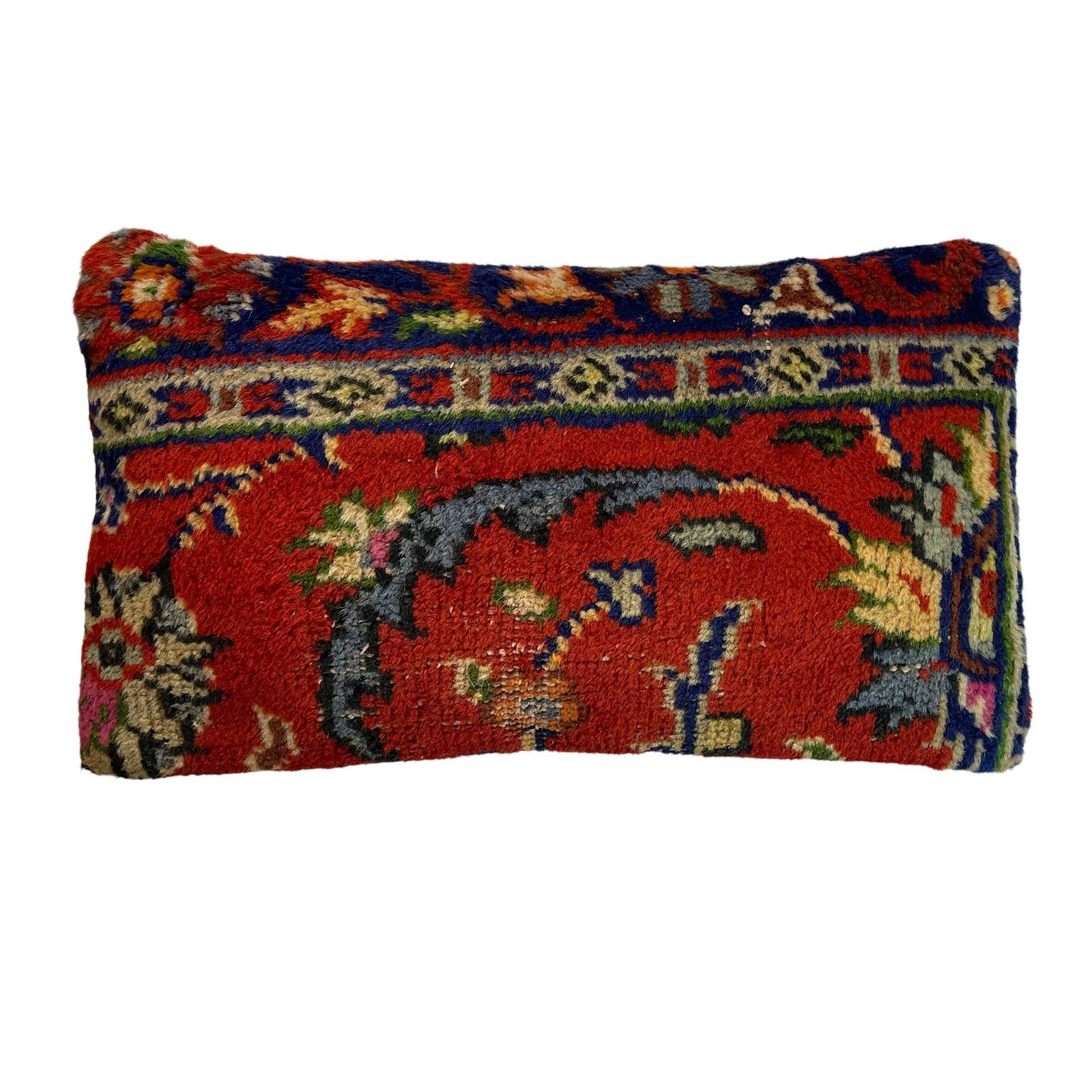 Vintage Hand Made Rug Cushion Cover, Decorative Rug Pillow Cover, Large Vintage Turkish Rug Cushion Cover photo 75.0