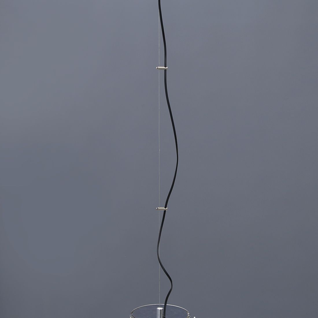 Glass And Chromed Metal Chandelier, 1970s photo furniture