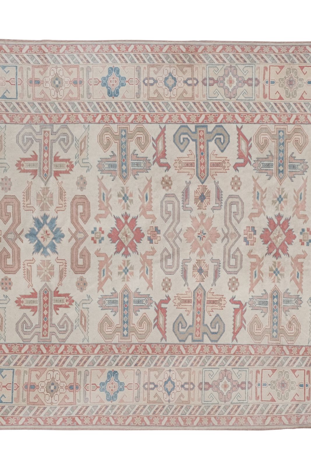 Vintage Pastel Turkish Kars Rug 175 X 254 Cm photo for sale