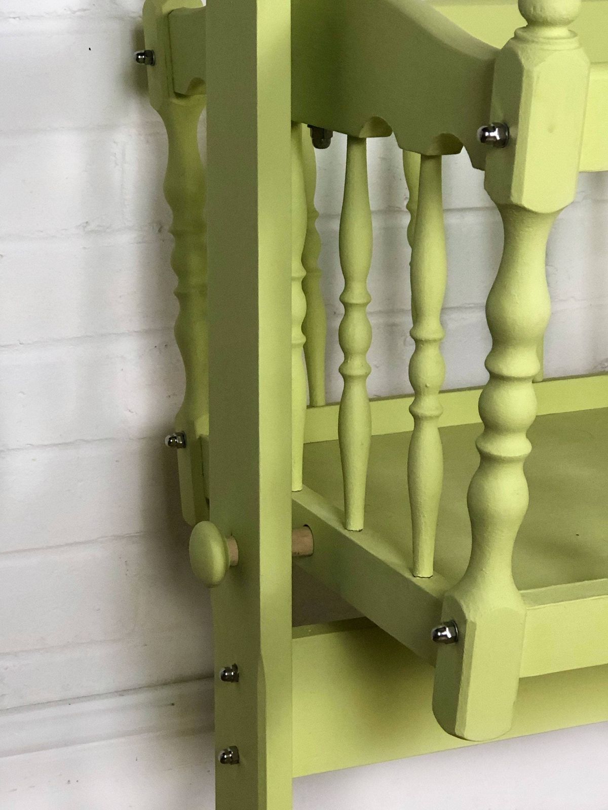 Full Size Swinging Crib In Citron Yellow For Dolls & Teddies photo buy