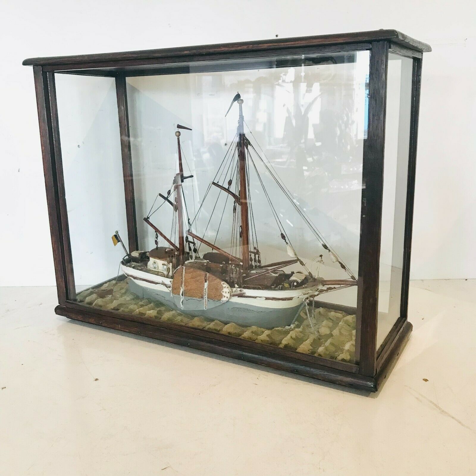 Home Decor Old Model Of A 20th Century Sailboat photo