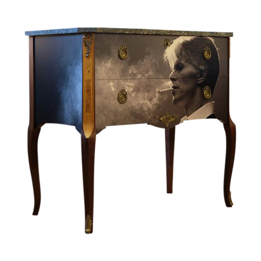 Gustavian Style Commode With Musical  Design photo for sale