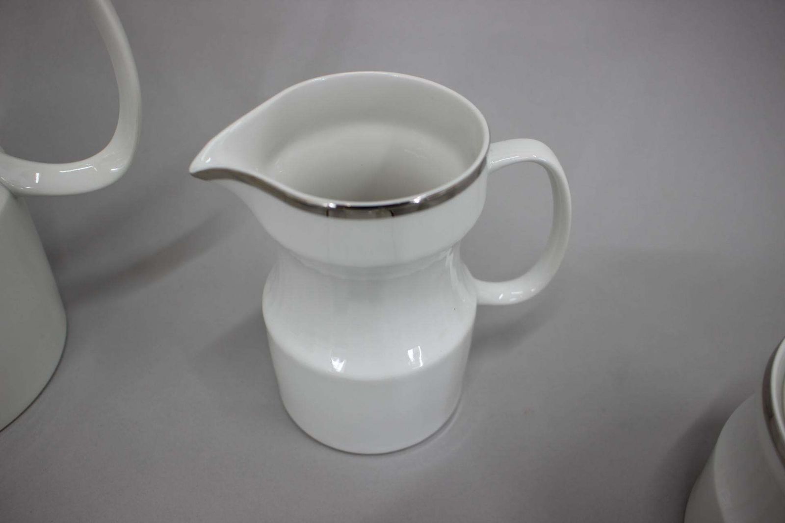 1964 Jaroslav Jezek Exlusive Porcelain Tea Set Nefertiti Czechoslovakia photo vintage