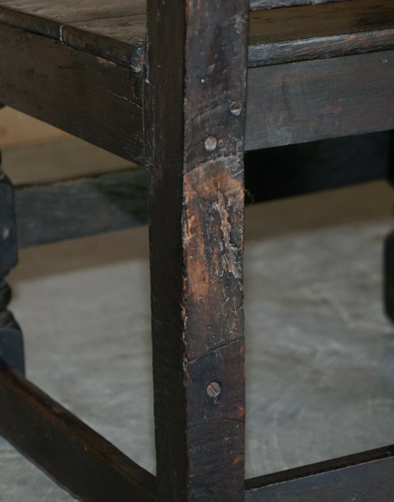 photo vintage Fine & Rare Original 18th Century 1720 Wainscot Armchair Northern England Oak
