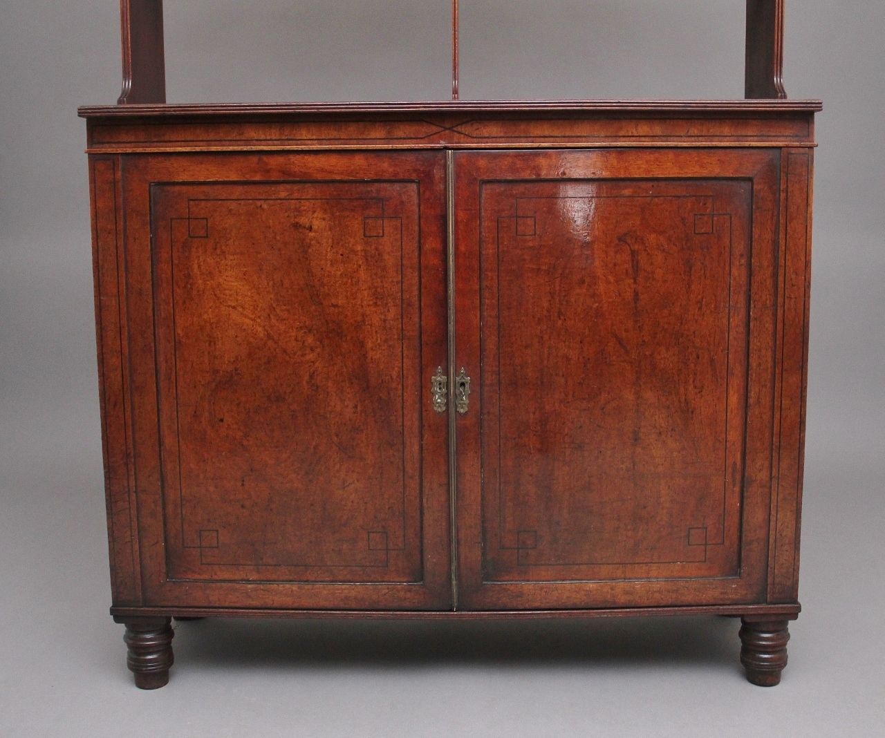 Early 19th Century Mahogany Open Top Cabinet photo for sale