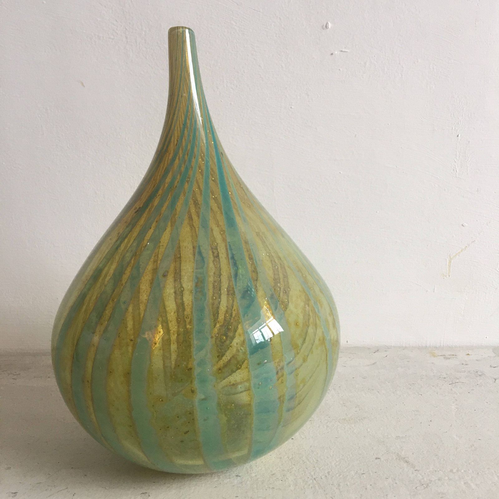 Mid Century Mdina Handblown Glass Vase By Michael Harris photo furniture