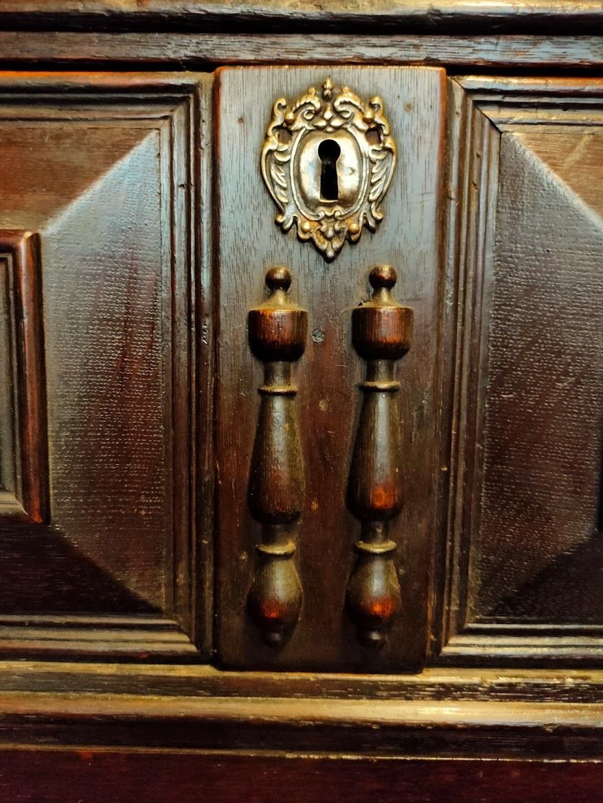 17th Century Two Drawer Oak Chest On Stand photo vinterior