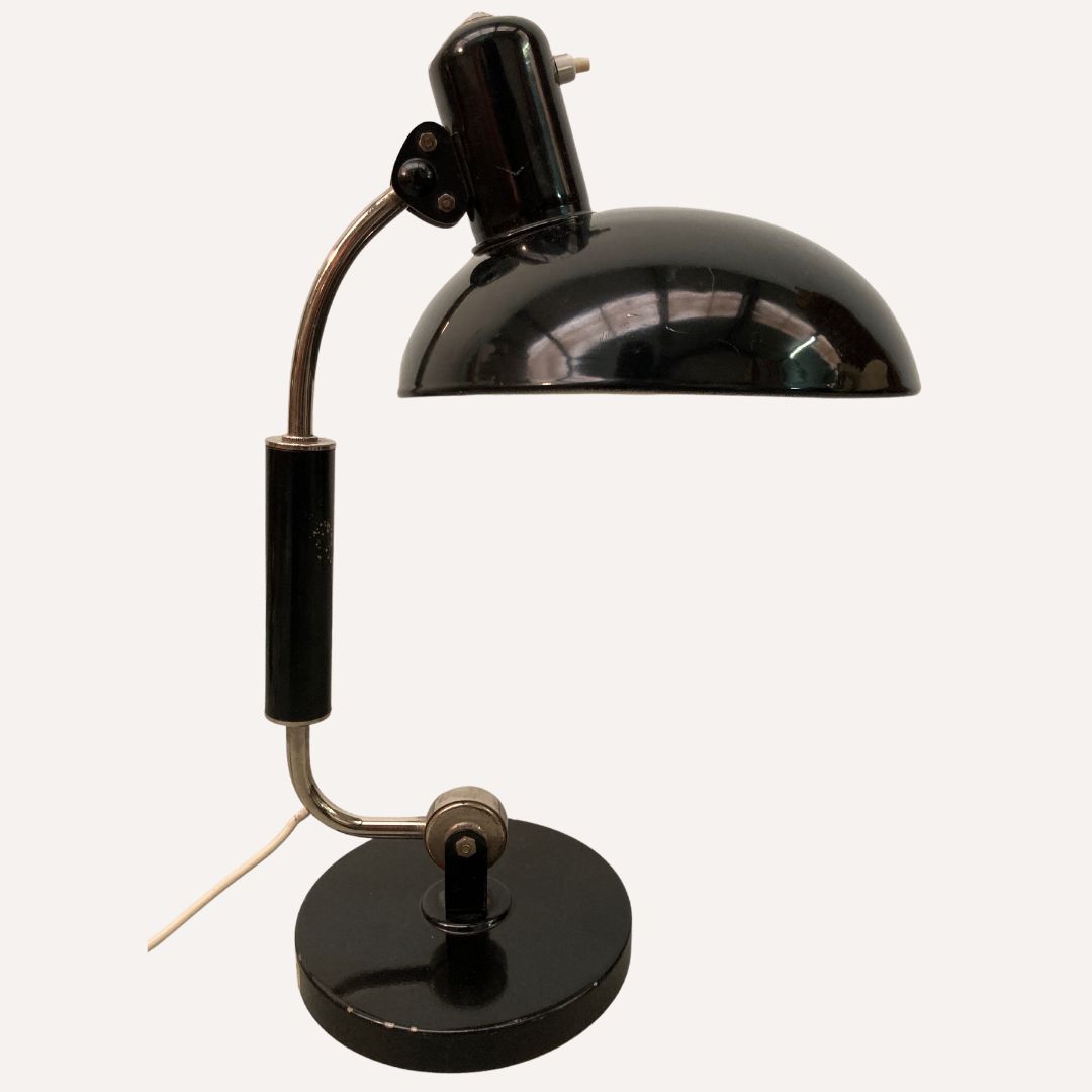 photo for sale Bauhaus Desk Lamp By Christian Dell For Koranda, Vienna Austria.