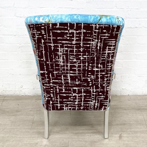 Early Parker Knoll Lounge Chair In Designers Guild Fabrics photo vintage