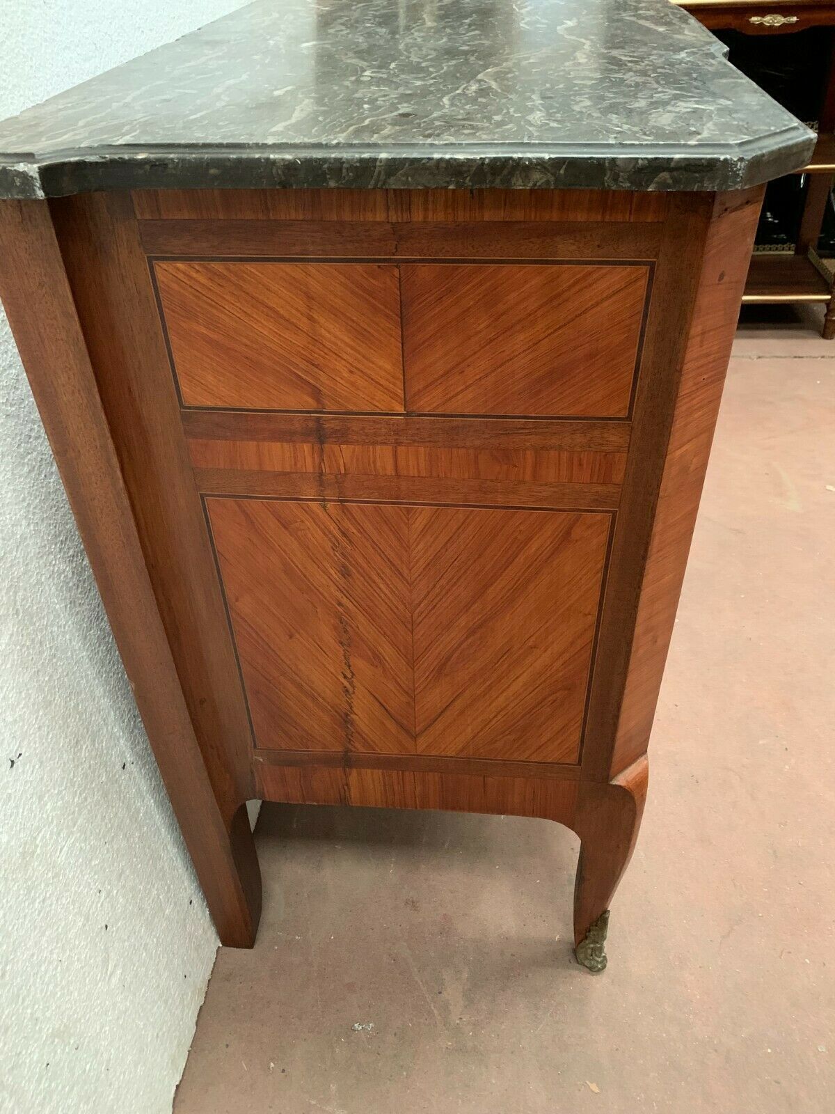 Transition Style Chest Of Drawers In Rosewood And Amaranth Veneer, 20th Century photo 1359.80739