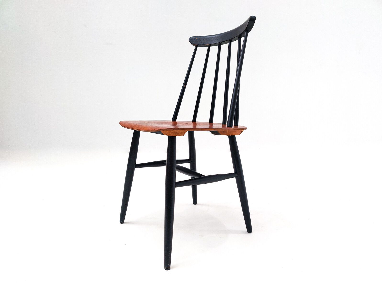 Set Of 6 'Fanett' Dining Chairs By Ilmari Tapiovaara For Edsby Verken photo for sale
