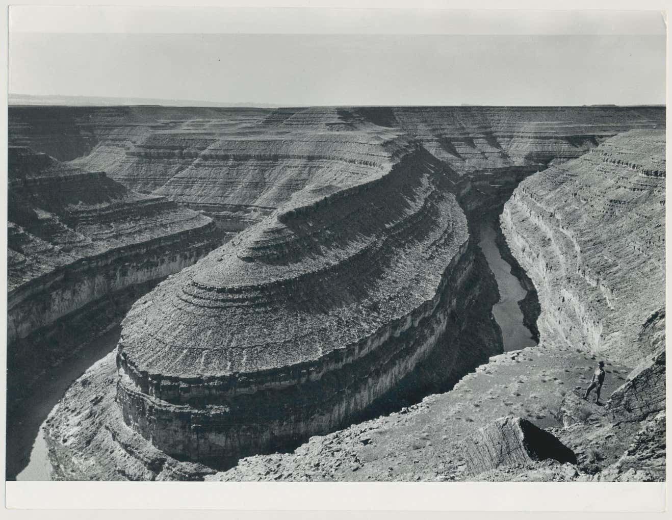 Erich Andres Gooseneck, Grand Canyon, Utah, Silver Gelatine Print, USA 1960s,