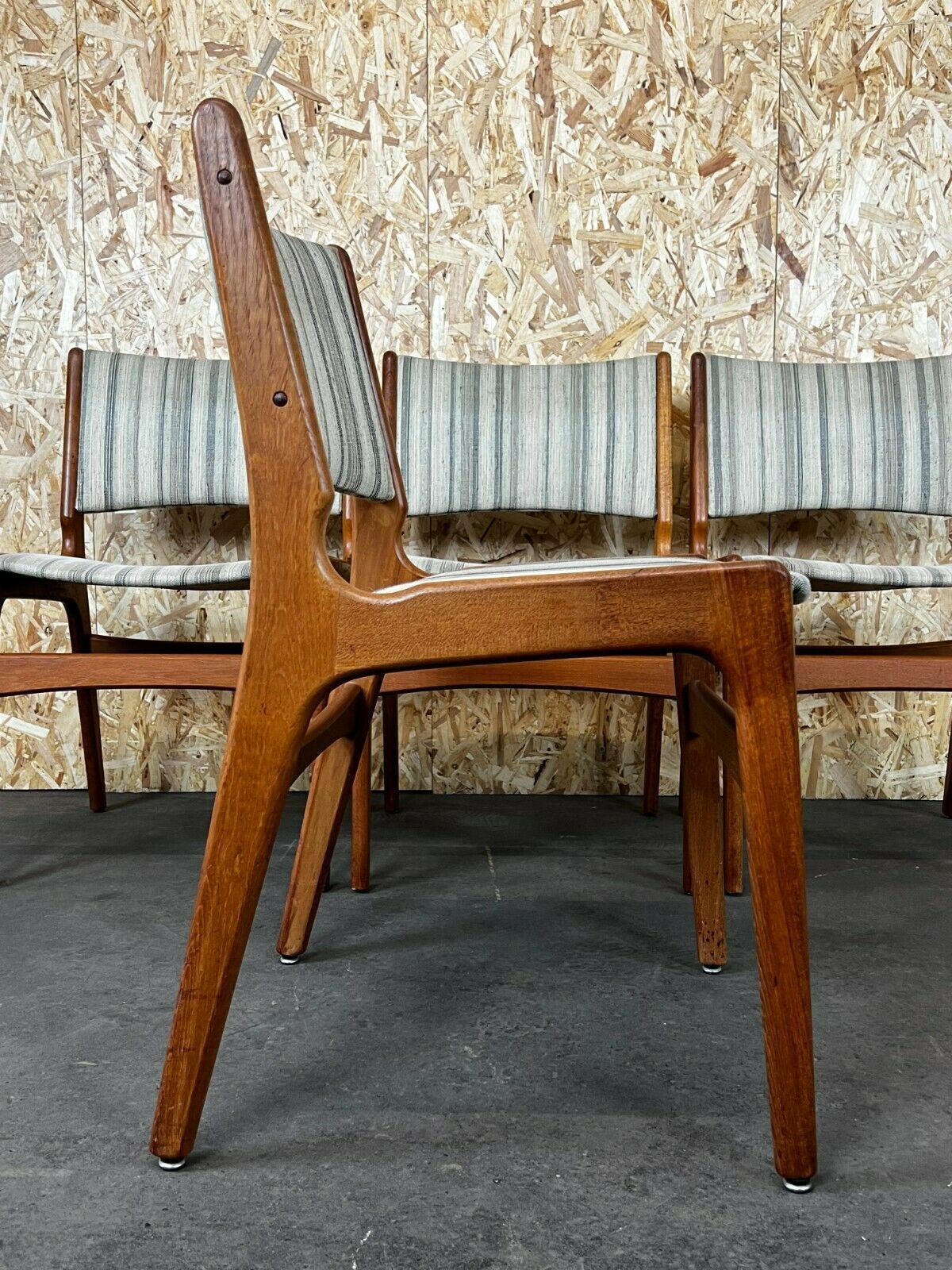 photo furniture 4x 60s 70s Teak Chairs Chair Dining Chair Henning Kjaernulf Danish 60s