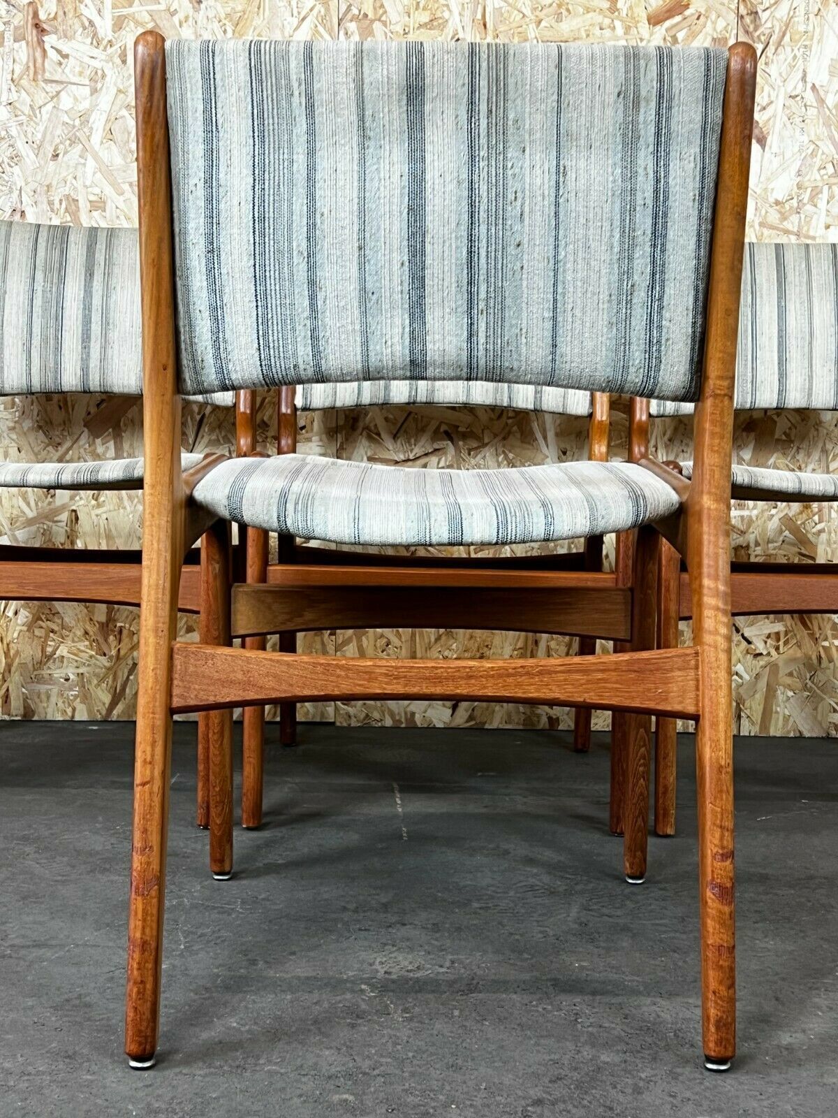Furniture 4x 60s 70s Teak Chairs Chair Dining Chair Henning Kjaernulf Danish 60s photo