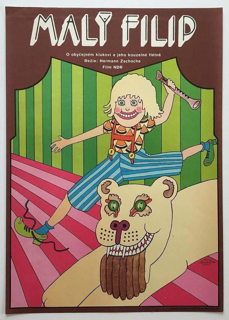 Movie Poster, Phillip The Small, Vratislav Hlavaty, 1977
