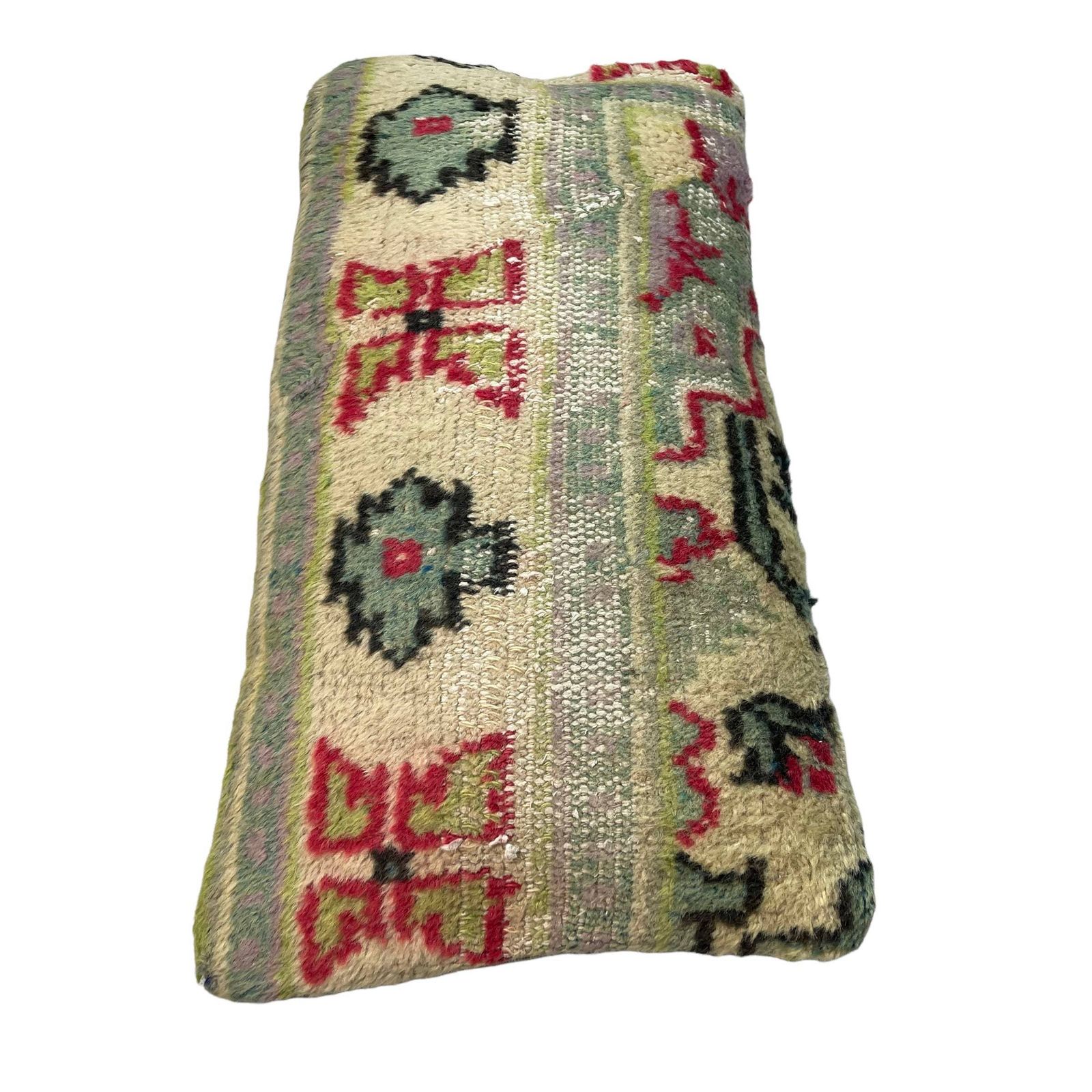 photo furniture 12'' X 24'' Vintage Hand Made Rug Cushion Cover, 30 X 60 Cm Decorative Rug Pillow Cover, Large Vintage Turkish Rug Cushion Cover