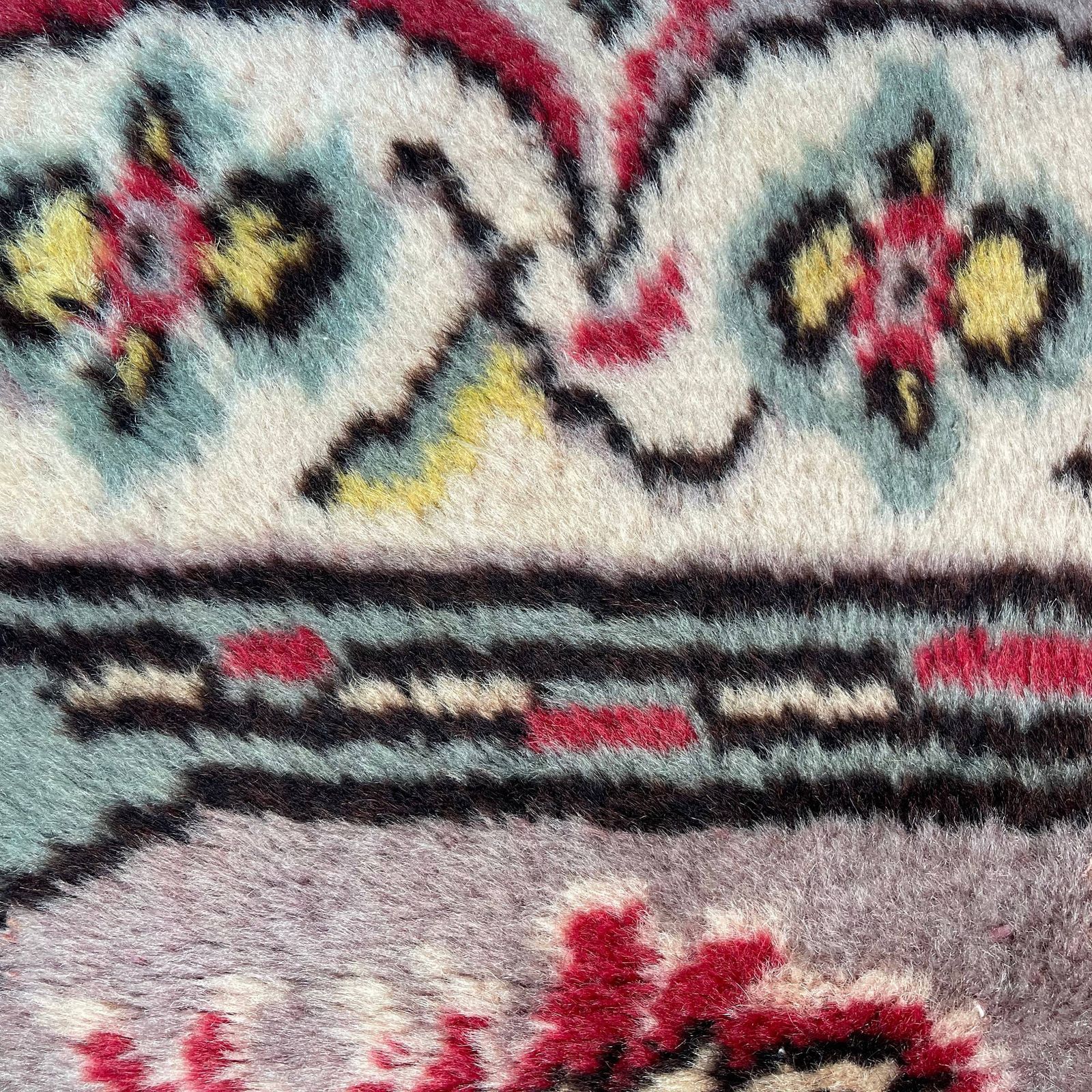 12'' X 24'' Vintage Hand Made Rug Cushion Cover, 30 X 60 Cm Decorative Rug Pillow Cover, Large Vintage Turkish Rug Cushion Cover photo for sale