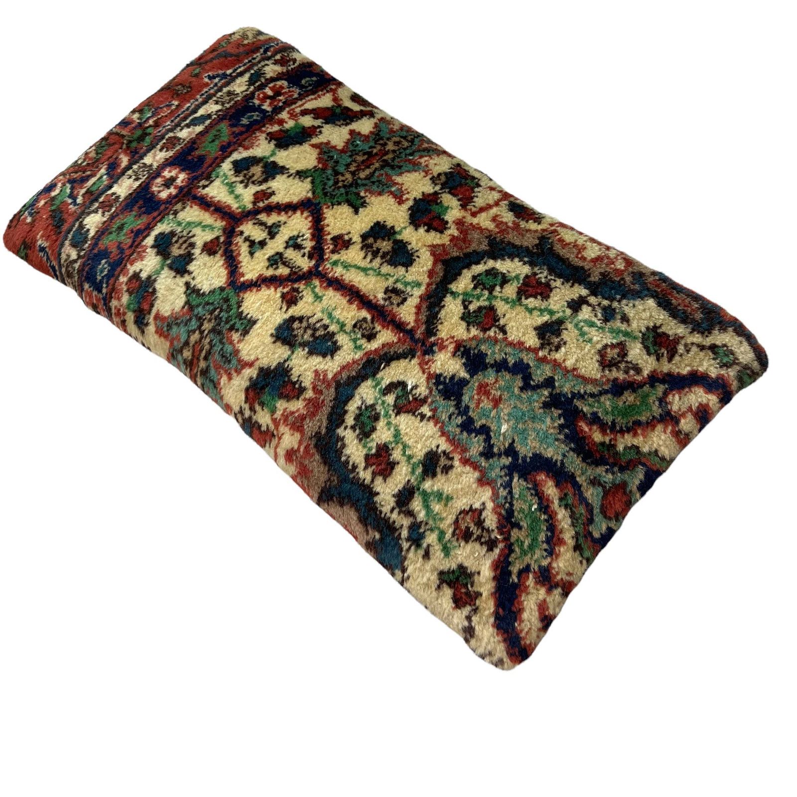 Vintage Hand Made Rug Cushion Cover, Decorative Rug Pillow Cover, Large Vintage Turkish Rug Cushion Cover photo furniture