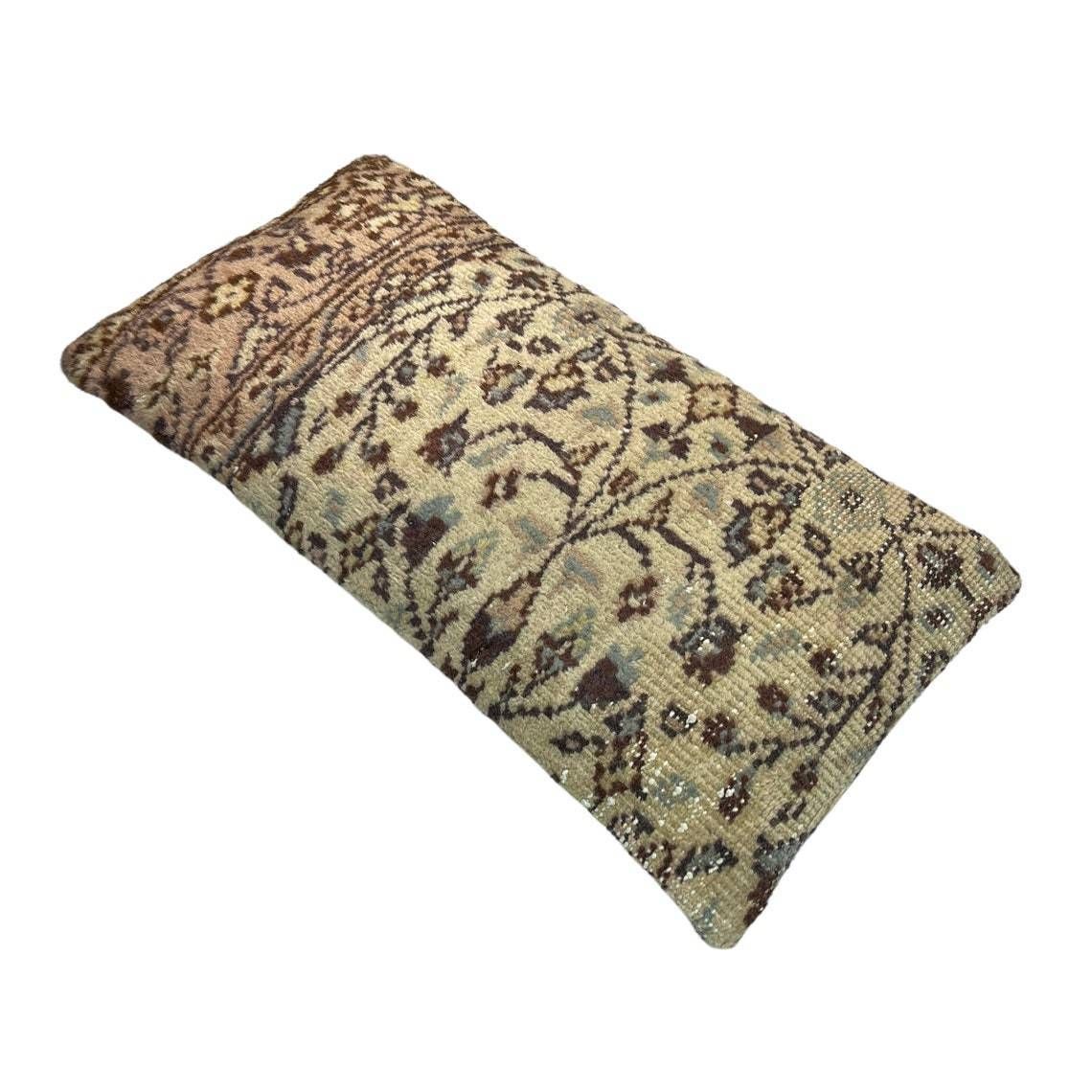 photo furniture Vintage Hand Made Rug Cushion Cover  Decorative Rug Pillow Cover, Large Vintage Turkish Rug Cushion Cover