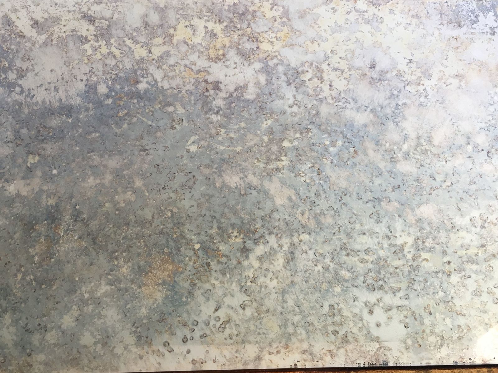 photo vinterior Coffee Table In Patinated And Gilded Steel In The Taste Of Jacques Quinet