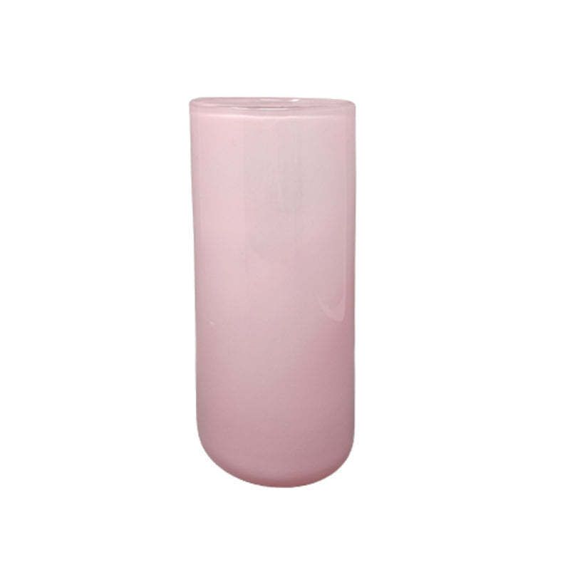 1960s Astonishing Pink Vase By Ca' Dei Vetrai In Murano Glass. Made In Italy