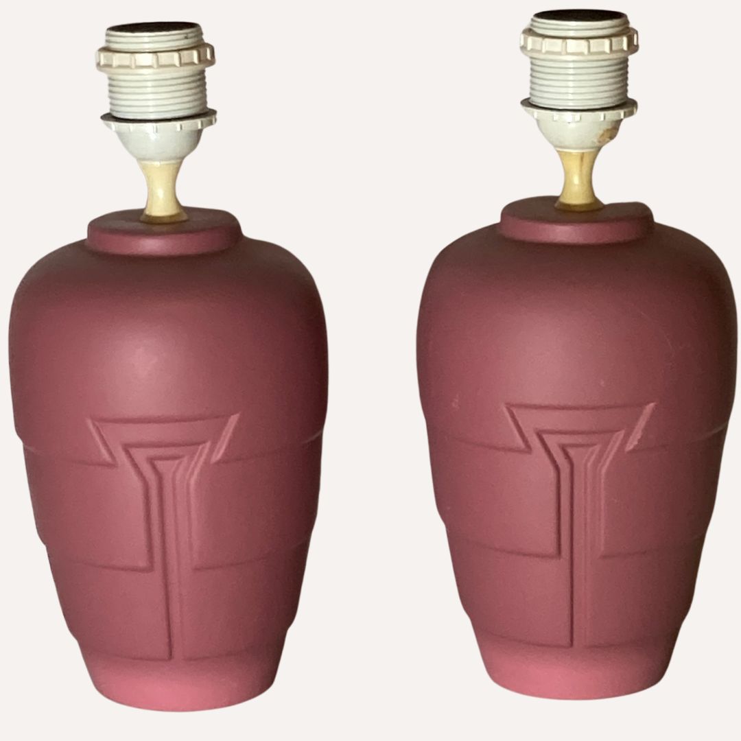Dutch Palm Beach Art Deco Style Memphis Ceramic Vases, Ca 1980 photo furniture