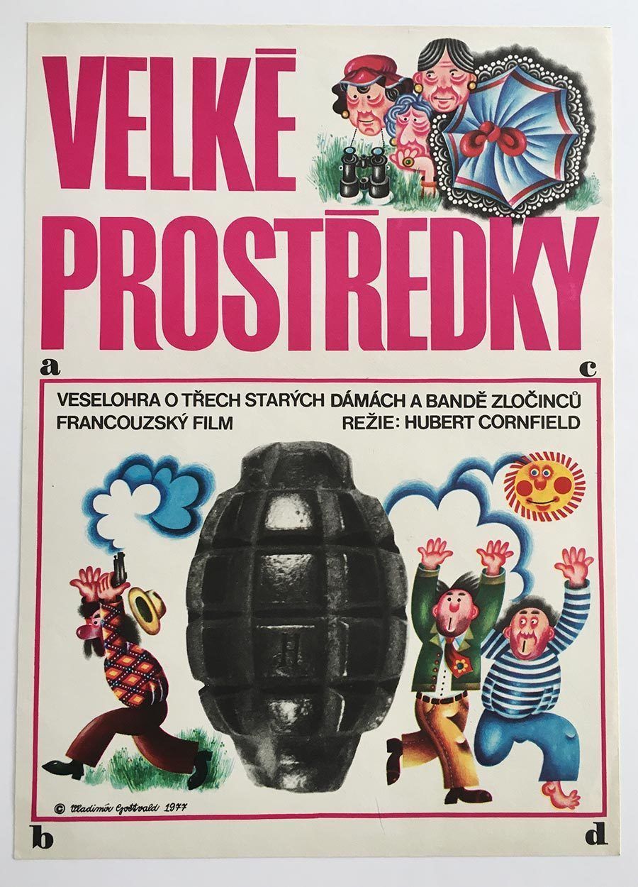 Movie Poster, Short And Sweet, Vladimír Gottvald, 1977