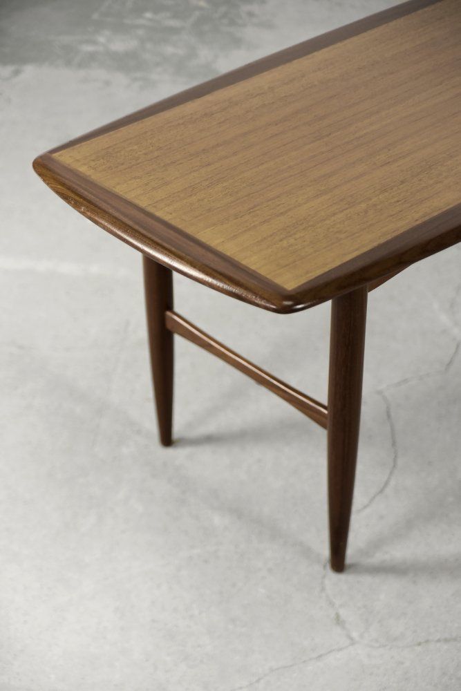 Mid Century Modern Swedish Coffee Table In Teak From Hmb Möbler Rörvik, 1950s photo furniture