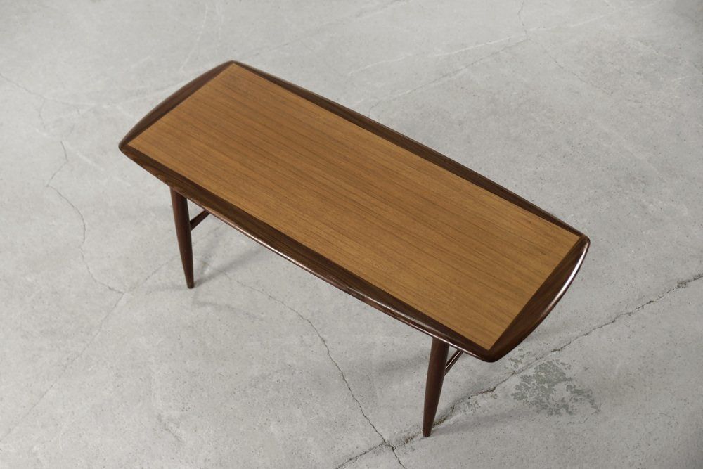 Mid Century Modern Swedish Coffee Table In Teak From Hmb Möbler Rörvik, 1950s photo 1094.0